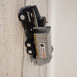PlasticmetalGarbage Truck Toy Toysmith Waste Managing Dept. Friction motor Trash